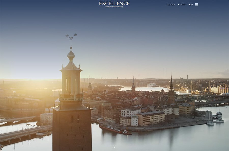 Webbplats och integrationer för Excellence Fastighetsförmedling