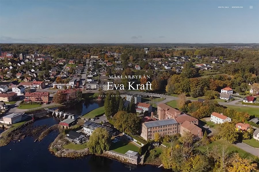 Webbplats och integrationer för Kraft Mäklare
